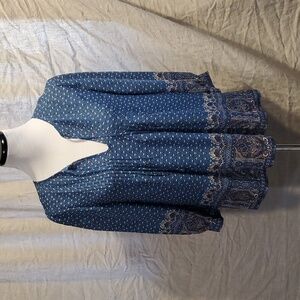 Joie Silk Tie Front Blouse SZ SM